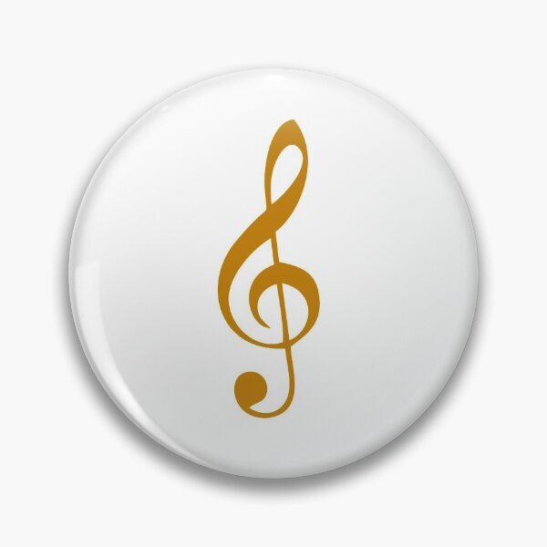 Item preview, Musical Note G Clef - Marigold designed and sold by flying-flamingo.