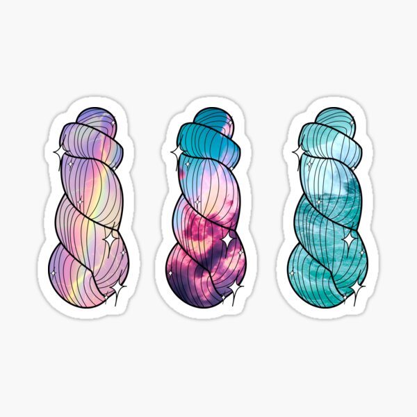 Sparkle Yarns Pretty Pack Set of 3 Sticker