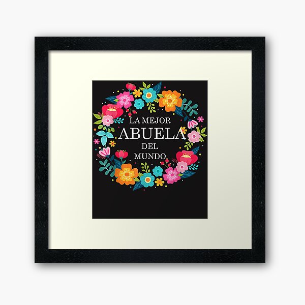 Vista previa del artículo con la obra «Dia de las Madres ABUELA Dia de Mama», diseñado y vendido por Mastainich09.