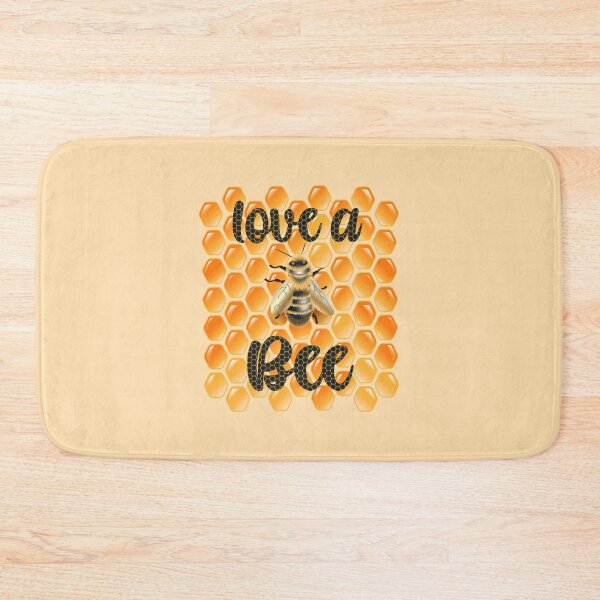 Item preview, Love a Bee! (On Light Orange) designed and sold by PawsitiveMum.