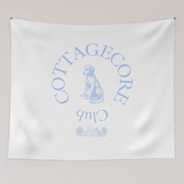 Item preview, Vintage Style Cottagecore Club Dog Logo designed and sold by ToastyBopShop.