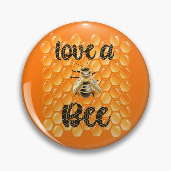 Item preview, Love a Bee! (On Orange) designed and sold by PawsitiveMum.