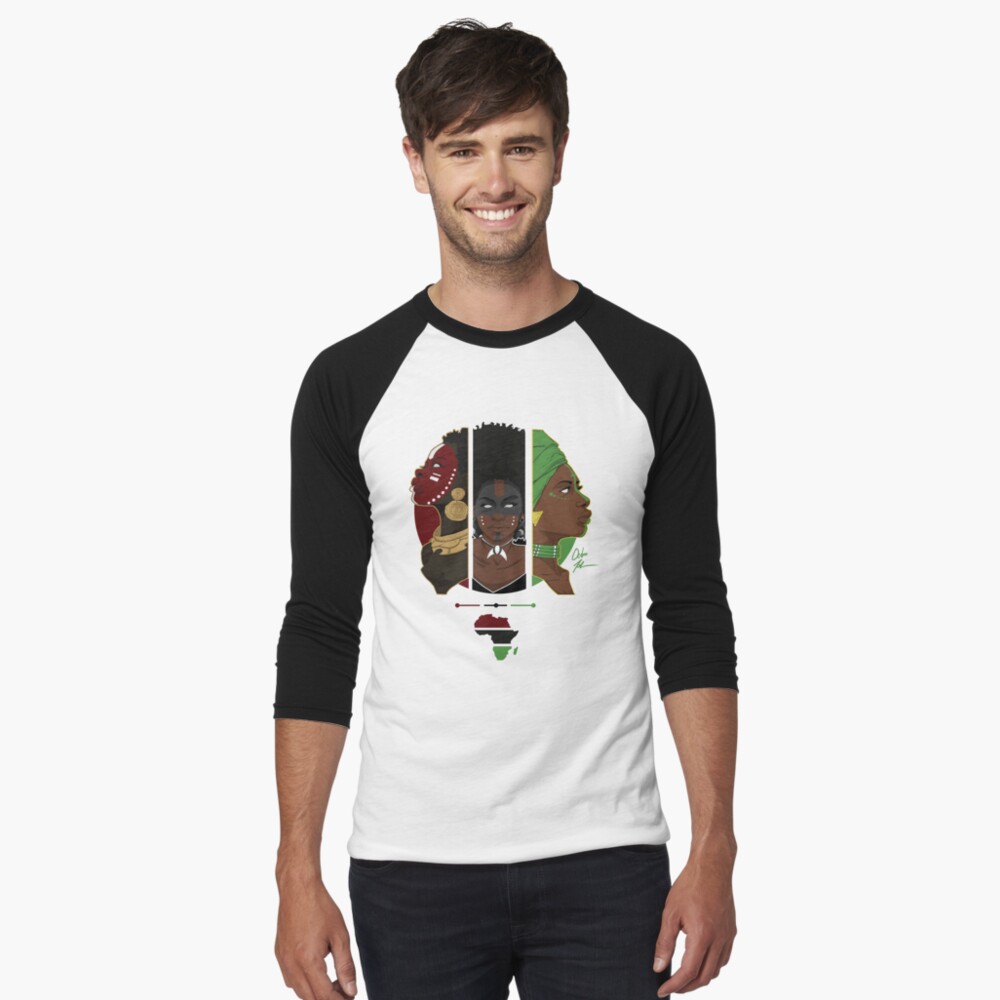 Item preview, Baseball ¾ Sleeve T-Shirt designed and sold by octavianjohnson.