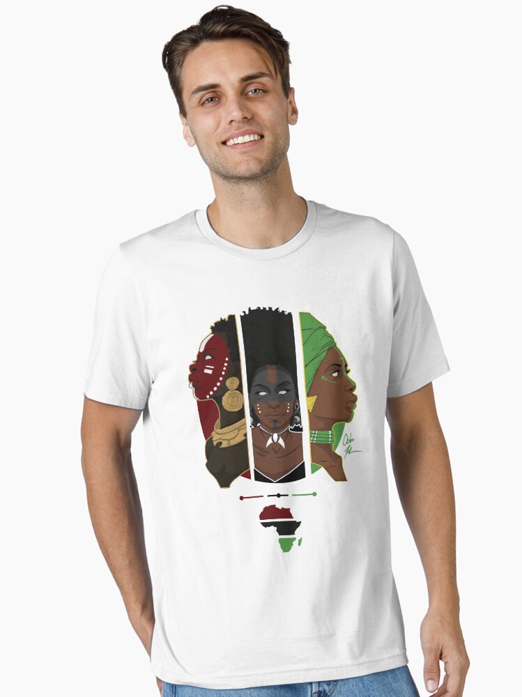 Thumbnail 1 of 7, Essential T-Shirt, RBG - The Blood, The People, The Life designed and sold by octavianjohnson.