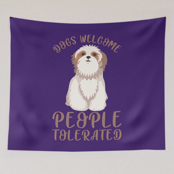 Item preview, Dogs Welcome People Tolerated designed and sold by Coteafee.