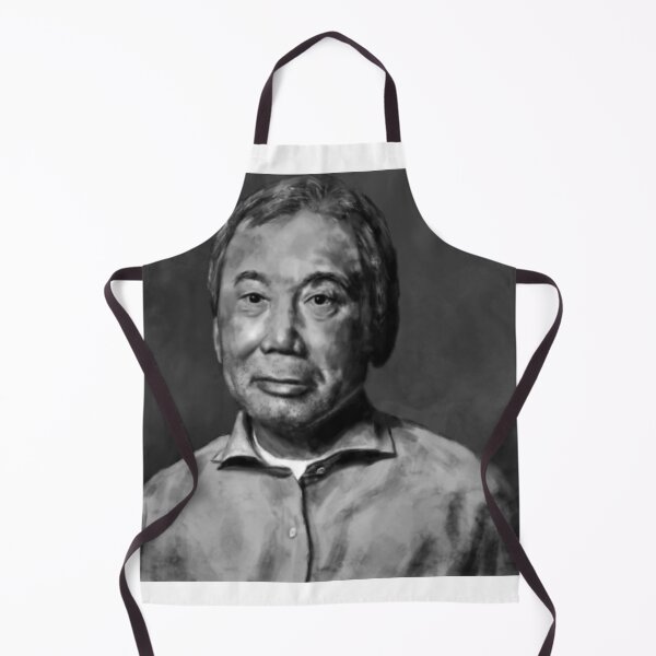 Item preview, Haruki Murakami Portrait Painting designed and sold by DianneNorris.