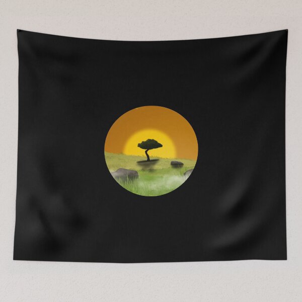 Item preview, Tree Silhouette Sunset Graphic designed and sold by sketchworks.
