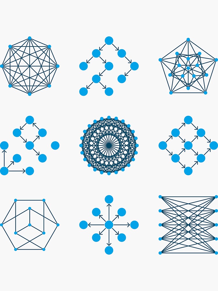  graph theory graphs sticker by mechashadow redbubble