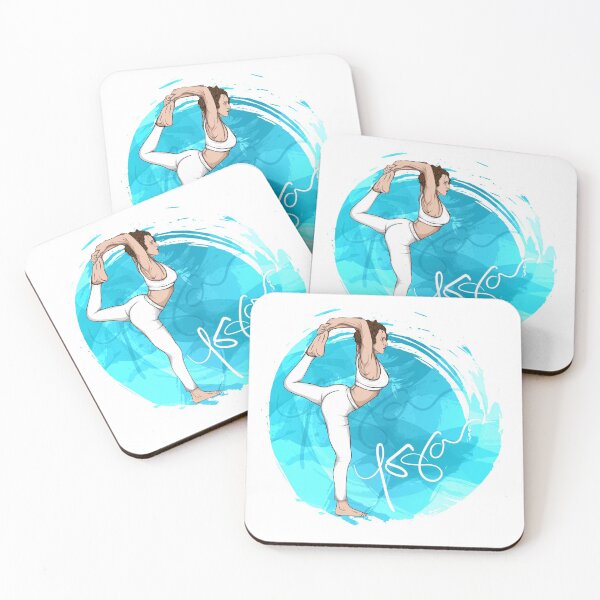 Item preview, Strong woman in difficult yoga pose designed and sold by Balizart.