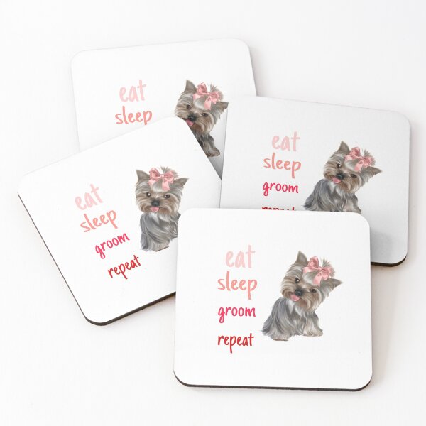 Item preview,  Dog grooming eat sleep groom repeat designed and sold by Sesame1195.