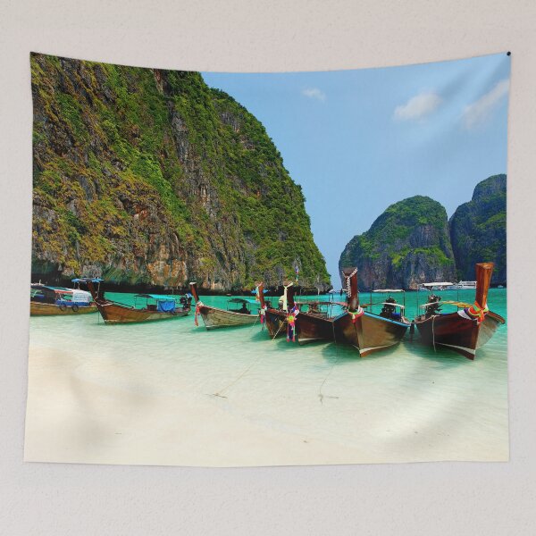 Item preview, Phi Phi Leh Mah Yah bay, Phuket, Thailand beautiful seascape,modern art, wall art, print, personalised gifts, custom printed gifts designed and sold by CameraDesign.