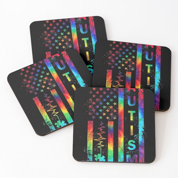Artikelvorschau, Amerikanische Flagge Autismus Awareness Lehrer Mutter Unterstützung Tie Dye Krieger, Bewusstsein, Flagge, Autismus Krieger, Autismus Bewusstsein, Autismus Flagge, entworfen und verkauft von ryanpensyp.