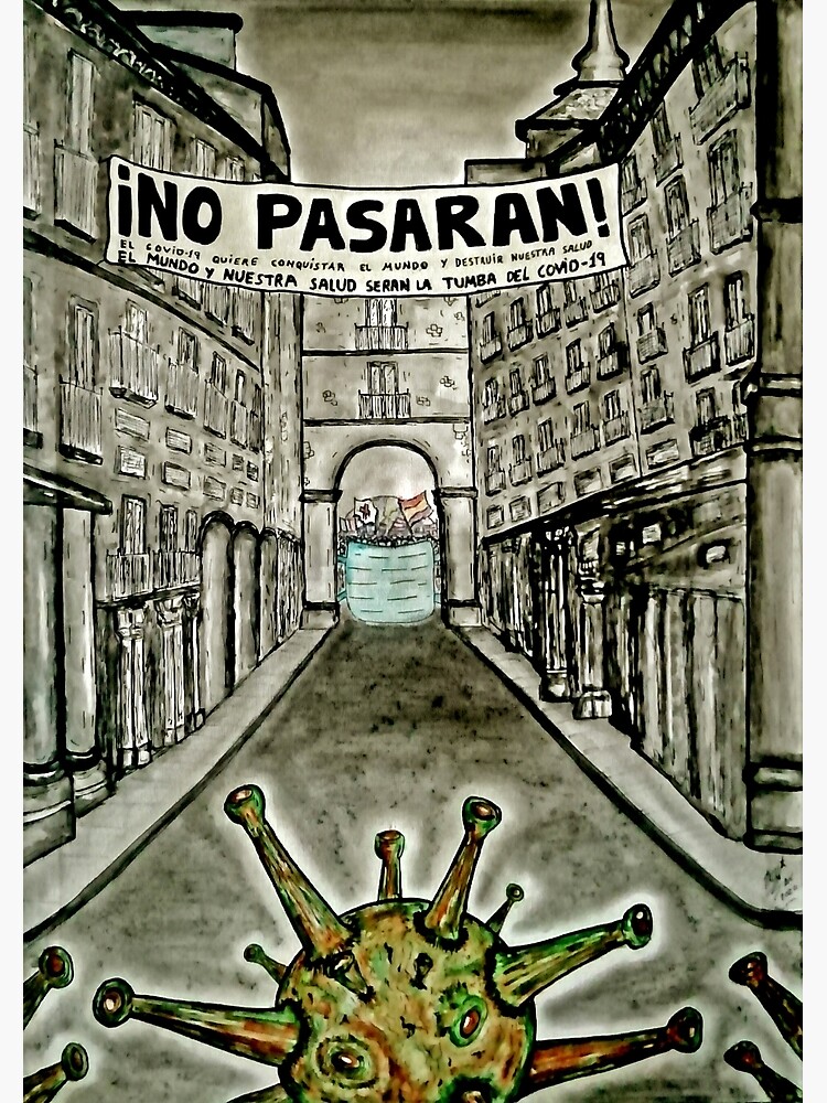 TXUS BIXQUERT: "Guerra Covid-19 - No Pasarán" de EZERT-SHOP