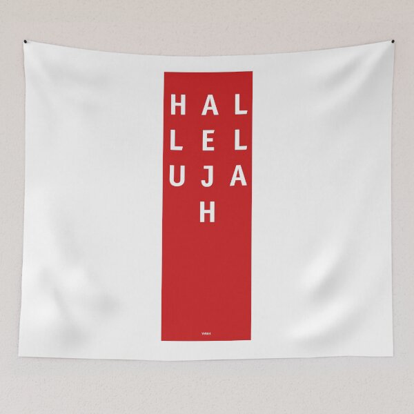 Item preview, Hallelujah RED - Bavarian Slang 4 -awesome-super- designed and sold by Hell-Prints.