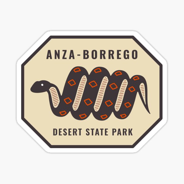 Artikel-Vorschau von Anza-Borrego-Wüsten-Staatspark, designt und verkauft von TravelBadge.