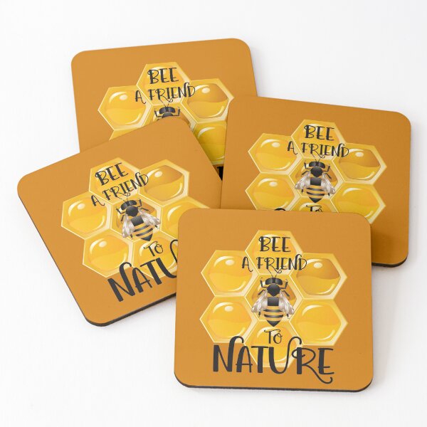 Item preview, Bee a Friend to Nature! (On Dirty Yellow) designed and sold by PawsitiveMum.