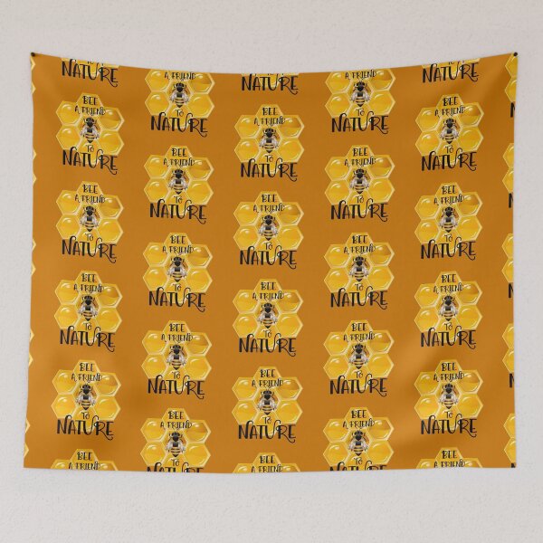 Item preview, Bee a Friend to Nature! (On Dirty Yellow) designed and sold by PawsitiveMum.
