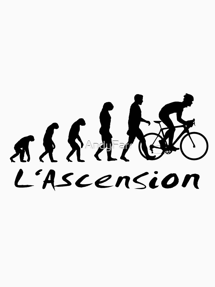 "L'Ascension" Tshirt for Sale by AndyFarr Redbubble cycling t