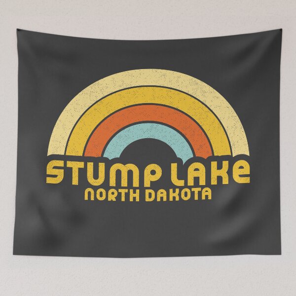 Item preview, Retro Stump Lake North Dakota designed and sold by dk80.