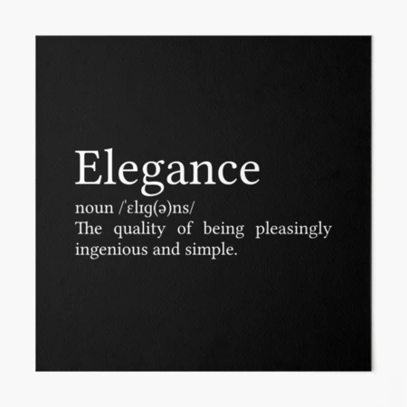 ELEGANT definition and meaning