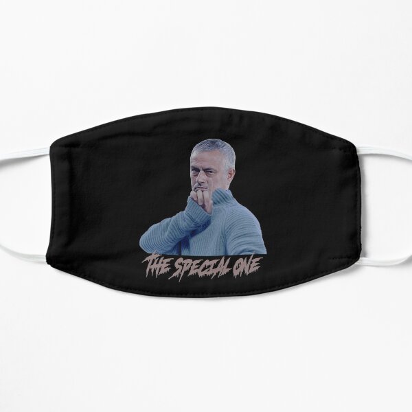 Special One Jose Mourinho on black Flat Mask