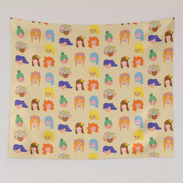 Item preview, Funky hairstyle girls designed and sold by CyndoLin.