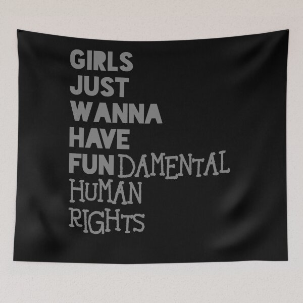 Item preview, Girls Just Wanna Have Fundamental Rights Girls power designed and sold by ShirtzTonight.