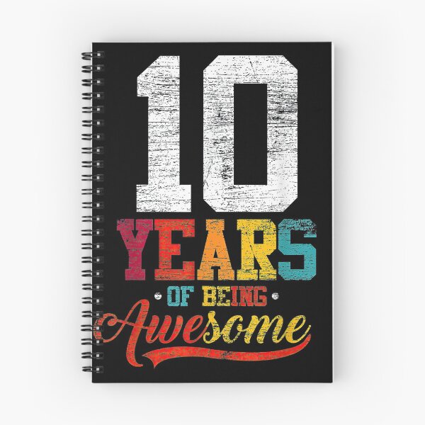 Item preview, 10 years of being awesome, 10th birthday 10th birthday celebration, gift for 10 years old grandson, 10th birthday gifts for girls,   designed and sold by ryanpensyp.