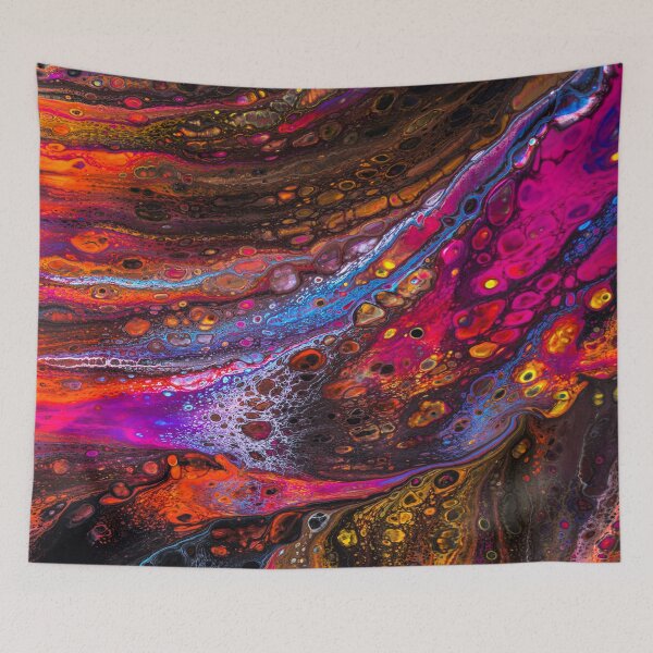 Item preview, Pink Yellow Orange Black Marble Art designed and sold by BEyourself be.