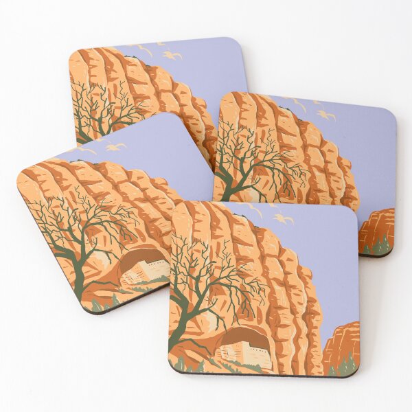 Item preview, Mogollon Cliff Dwellings in Gila Cliff Dwellings National Monument Located in the Gila Wilderness New Mexico WPA Poster Art designed and sold by patrimonio.