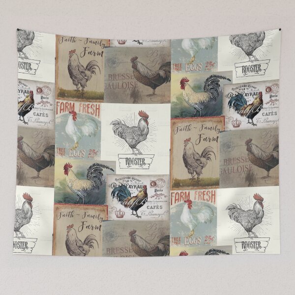 Item preview, Roosters designed and sold by FloppyArts.