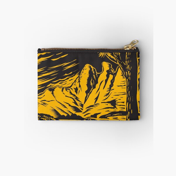Item preview, Joshua Tree in the Remote and Rugged Desert Landscape of Gold Butte National Monument in Clark County Nevada Woodcut WPA Poster Art designed and sold by patrimonio.