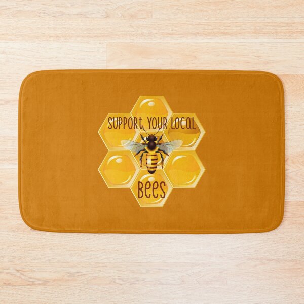 Item preview, Support Your Local Bees! (On Yellow) designed and sold by PawsitiveMum.