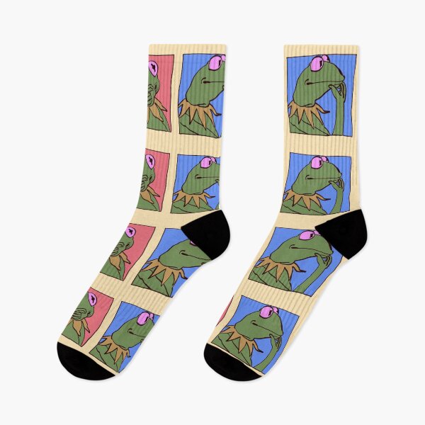 Item preview, I draw kermit the frog doing the hmm thinking. The muppets series. designed and sold by RansRoom.