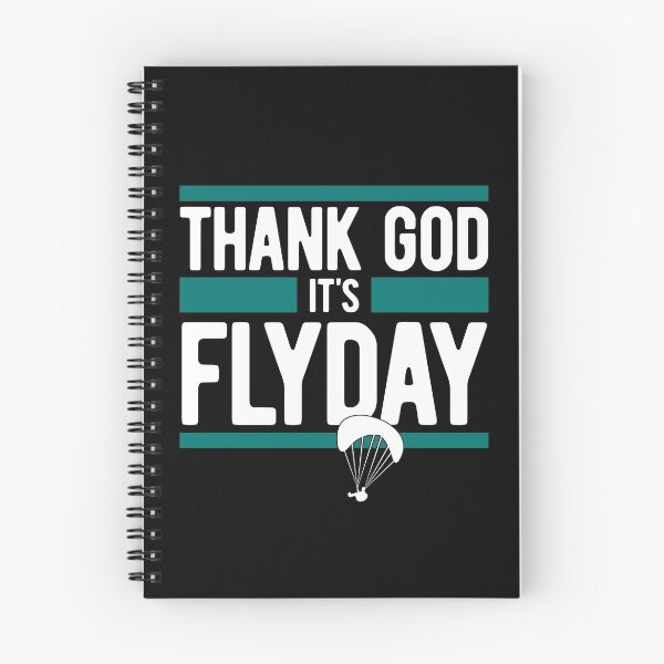 Item preview, Thank God It's Flyday, funny saying for paragliding pilots designed and sold by emmjott.