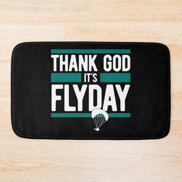 Item preview, Thank God It's Flyday, funny saying for paragliding pilots designed and sold by emmjott.