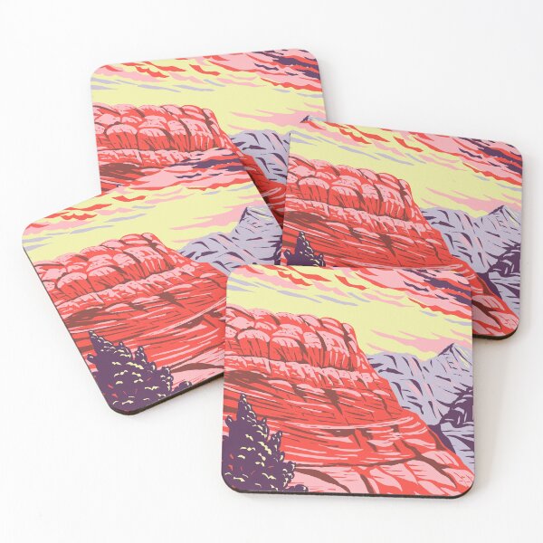 Item preview, The Vermilion Cliffs National Monument in Coconino County Arizona includes the Paria Plateau Vermilion Cliffs Coyote Buttes and Paria Canyon WPA Poster Art designed and sold by patrimonio.