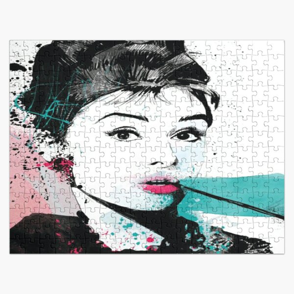 JAPJA Iconic Jigsaw Puzzles 1000 Pieces for Adults Audrey Hepburn Large Size