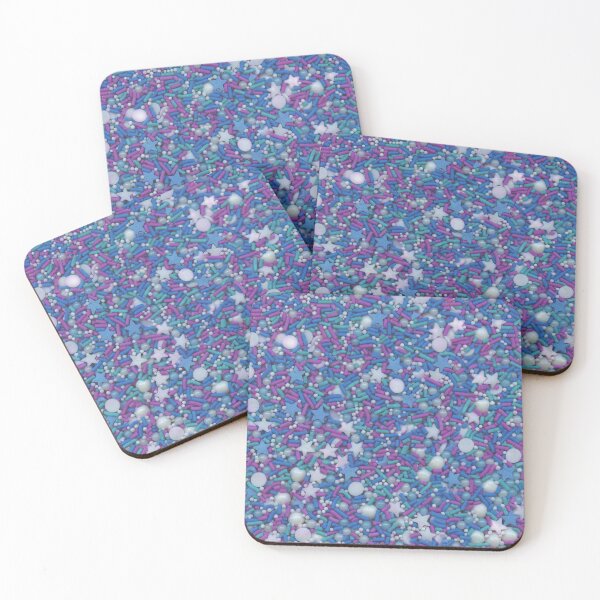 Item preview, Blue Purple Teal Cute Sprinkles designed and sold by TinyGinkgo.