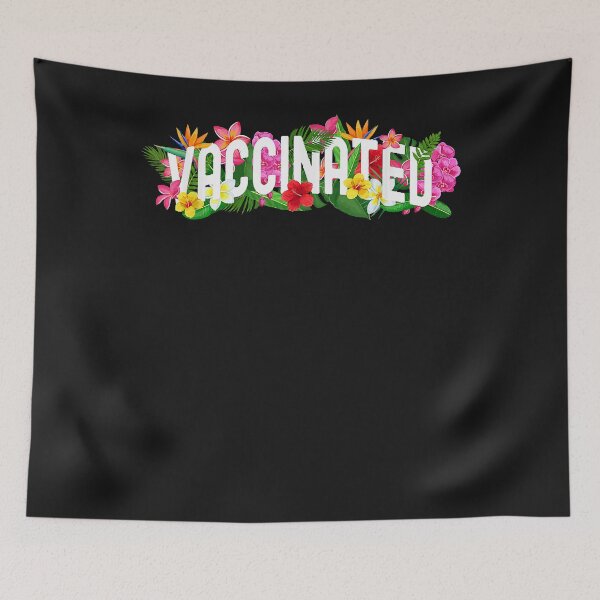 Item preview, I'm Vaccinated Floral Pro-Vaccination Summer Vaccine Gift T-Shirt designed and sold by Lukifo-Caster.