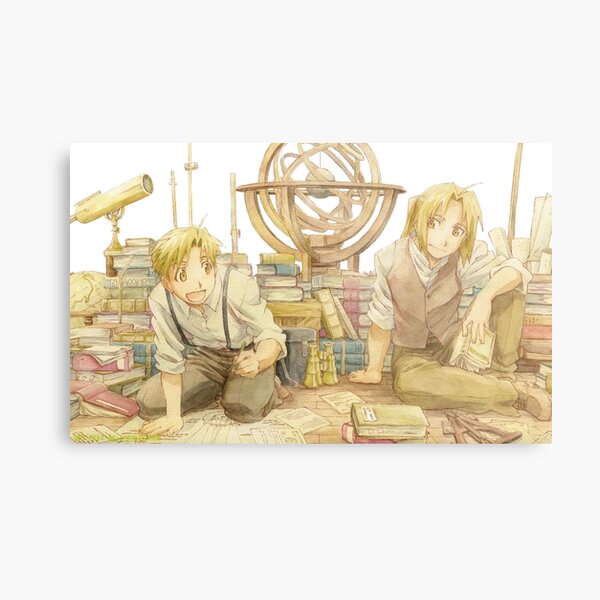 Edward and Alphonse Elric Metal Print