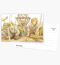 Edward und Alphonse Elric Postkarten