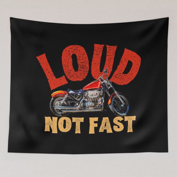 Item preview, Loud Not Fast Vintage Motorcycle designed and sold by JoyceBova.