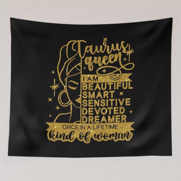 Item preview, Taurus Queen I Am A Beautiful Smart Sensitive Black Taurus Queen Born in April T-Shirt May Birthday Gift designed and sold by codyemantai.