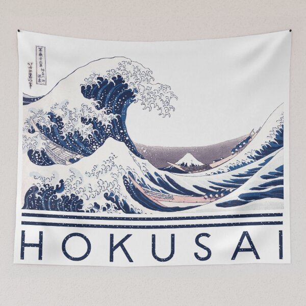 Item preview, The Great Wave off Kanagawa by Hokusai Katsushika the Japanese ukiyo-e artist designed and sold by DAEWI PARK.