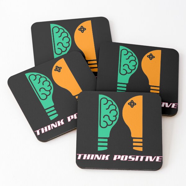 Item preview, Think positive new design for unique gifts  designed and sold by Cardio Boutique.