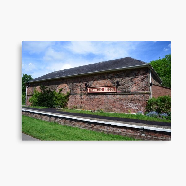 Stamford Bridge - Train Station Building Canvas Print