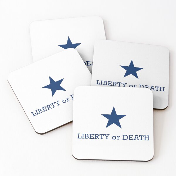 Item preview, The Liberty or Death Flag (Troutman Flag, Texas) designed and sold by franklinprintco.