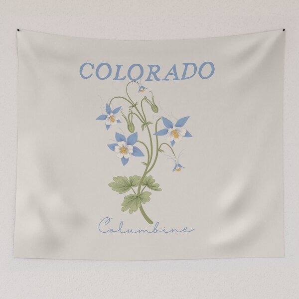 Item preview, Colorado state flower Columbine  designed and sold by Nyanko-Sempai.
