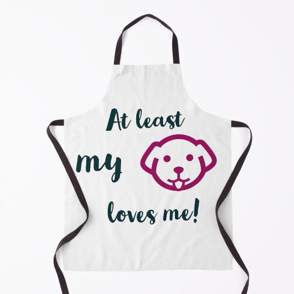 Item preview, at least my bulldog loves me designed and sold by PCpallavi.